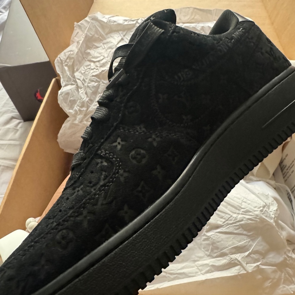 Air Force 1 Low Louis Vuitton Black By Virgil Abloh